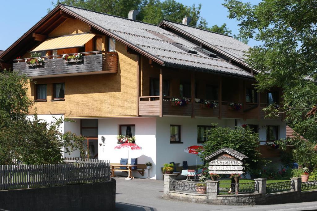 Gaestehaus-Pension Barbara Andelsbuch Exteriör bild